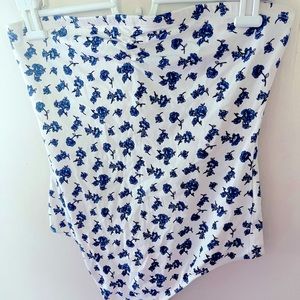 Blue Floral Bodysuit
